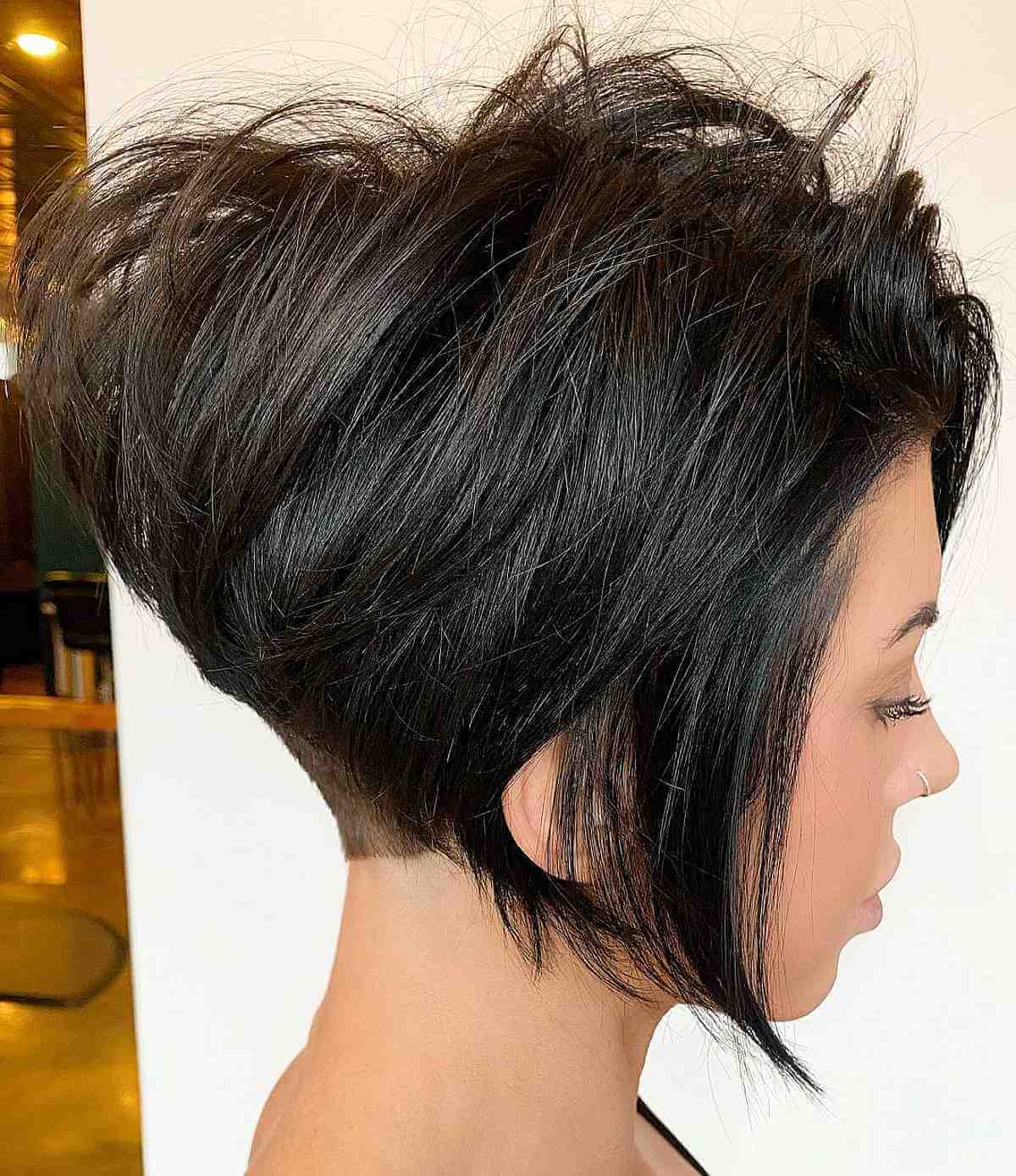 Angled Undercut Pixie