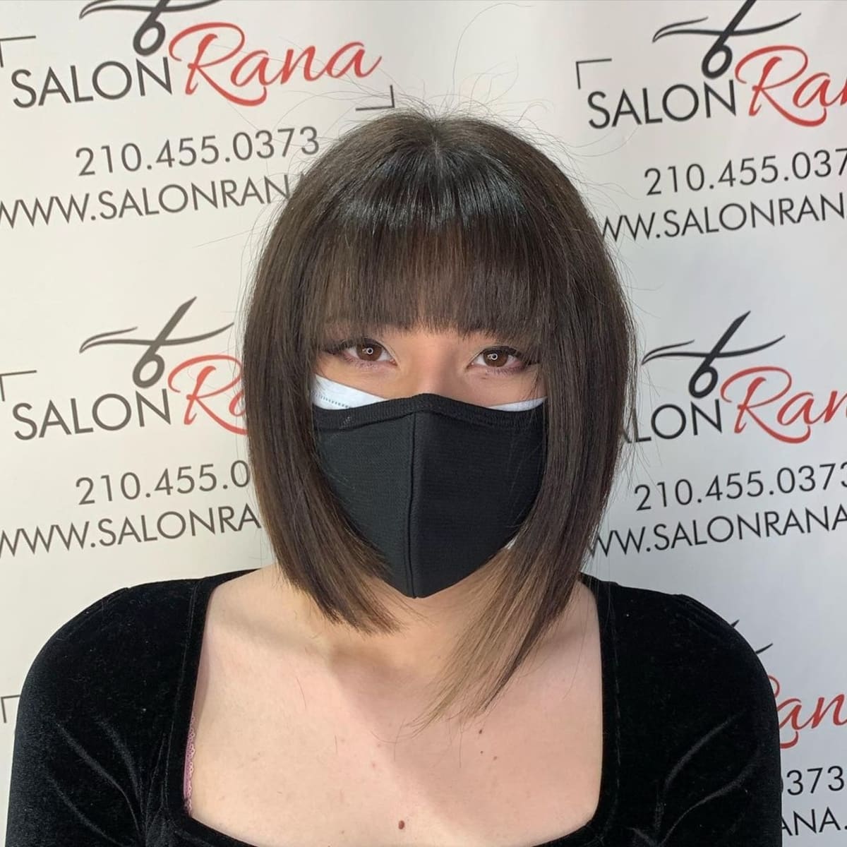 Asymmetrical Bob with Fringe