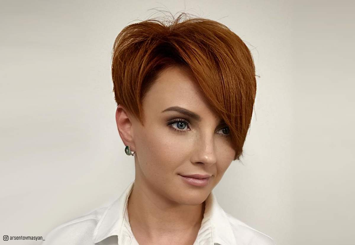 asymmetrical pixie bob