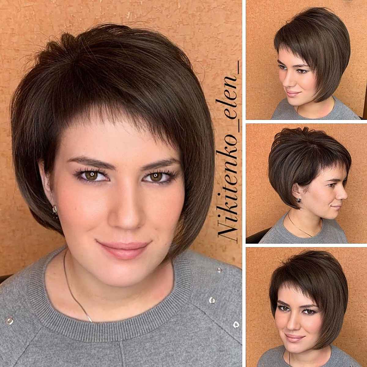 Asymmetrical Pixie Bob Haircut