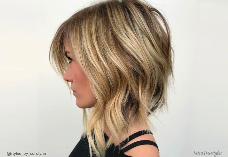 Best long angled bob lob haircuts