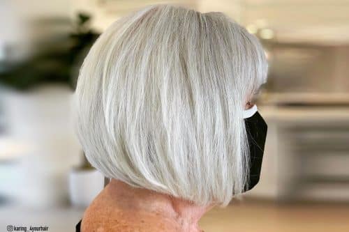 Bob haircuts for older women