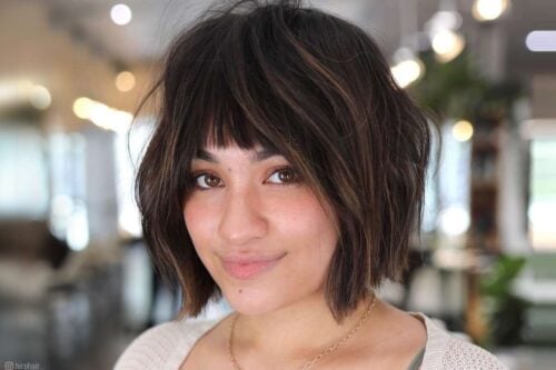 52 Most Eye Catching Bob Haircuts with Bangs for a Fresh Makeover