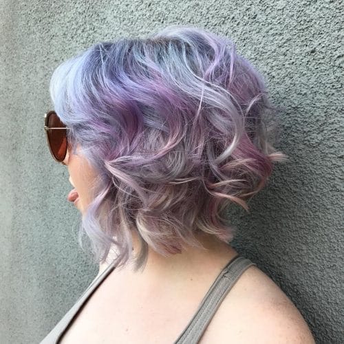 A brilliant candy colored bob