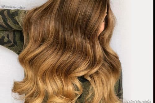 Caramel balayage hair colors