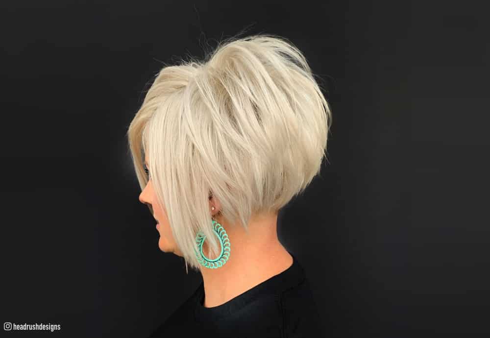 Choppy inverted bob haircuts