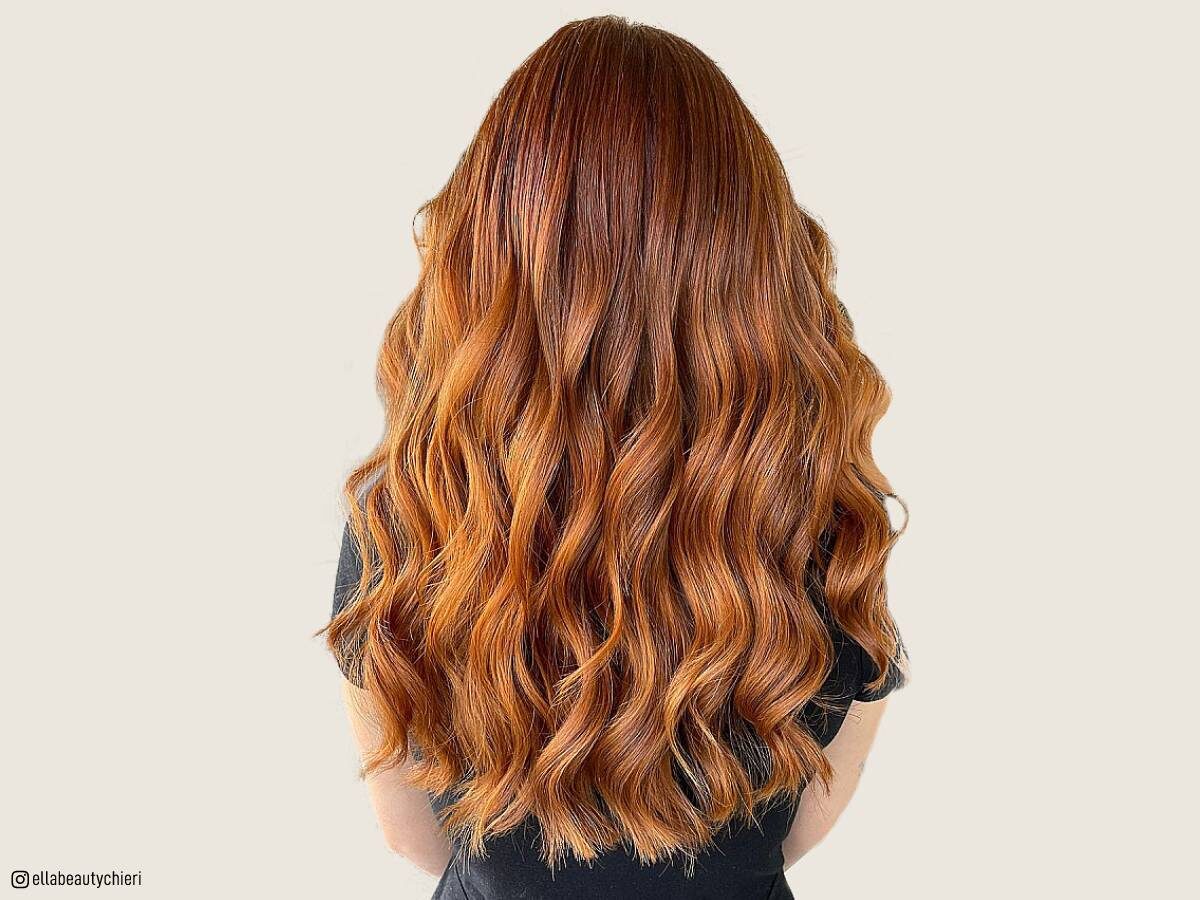 Copper balayage