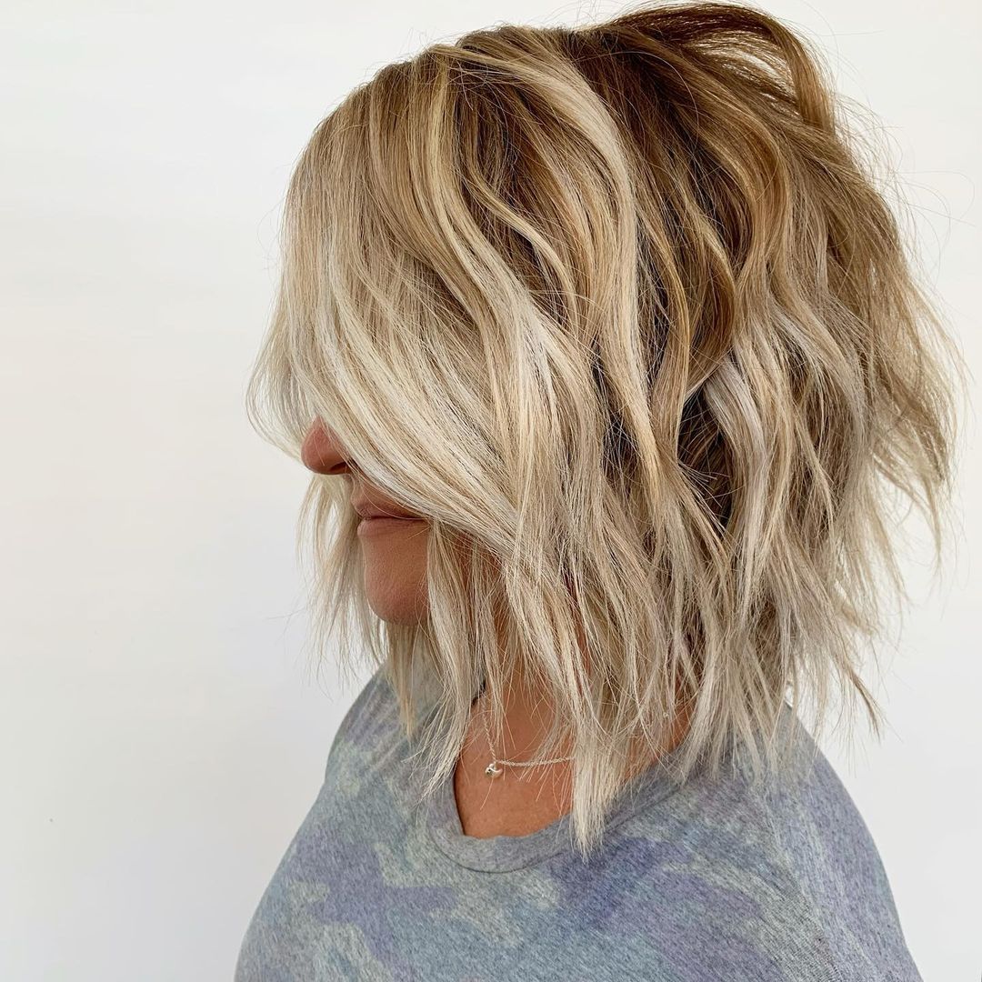 Easy Short Layered A-Line Bob