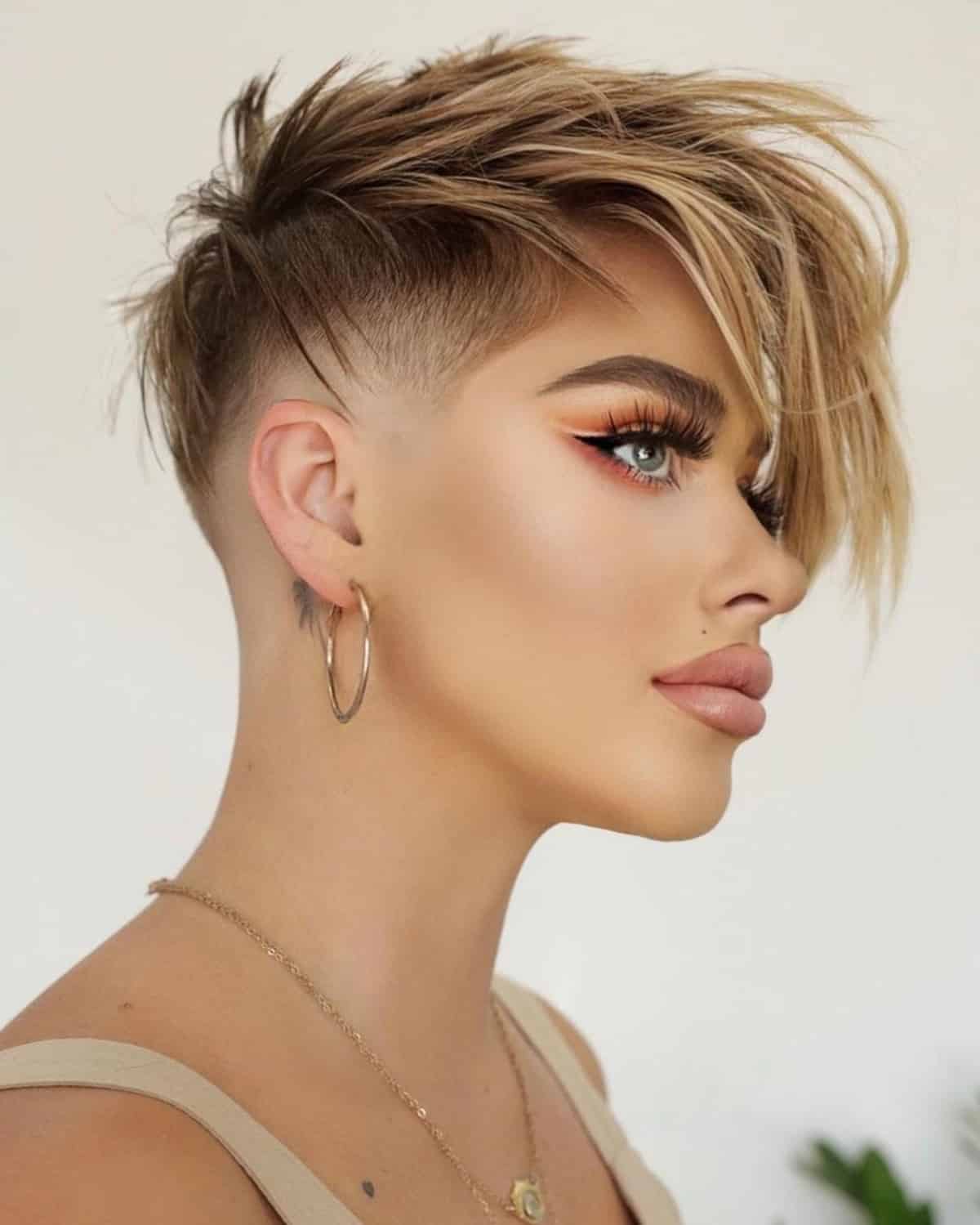 Edgy Asymmetrical Layered Pixie