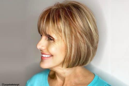 Fall hair colors for women over 60