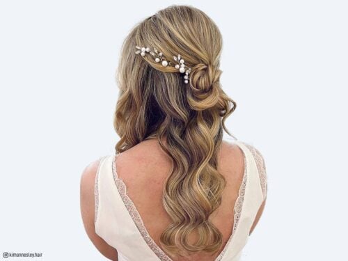 Half up half down prom hairstyles