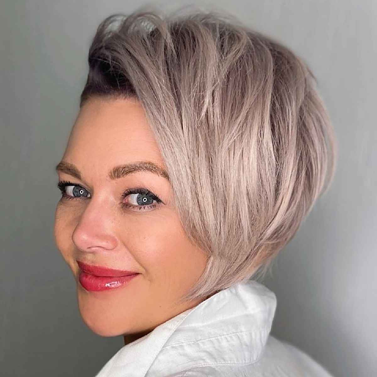 Hidden Undercut on a Pixie Bob