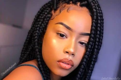 Jumbo box braids