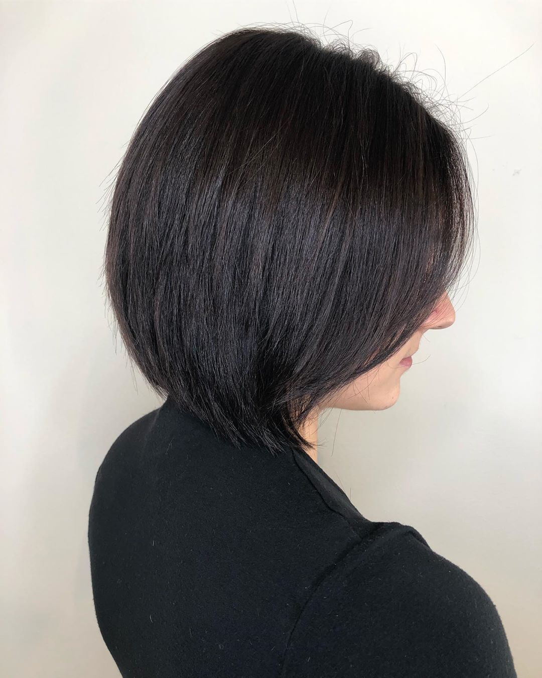 Layered Choppy Inverted Bob for Fine Hair