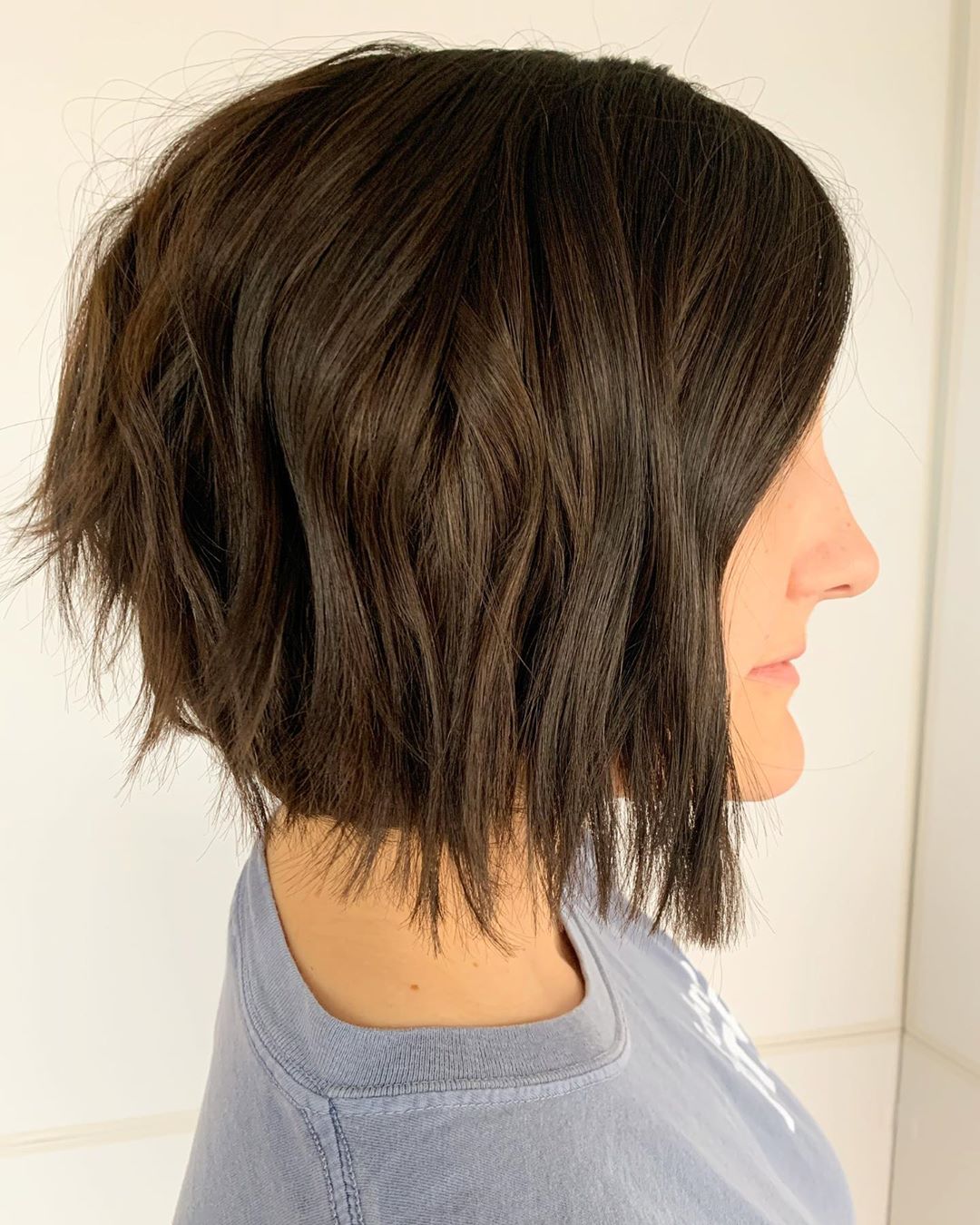 Layered Choppy Inverted Bob