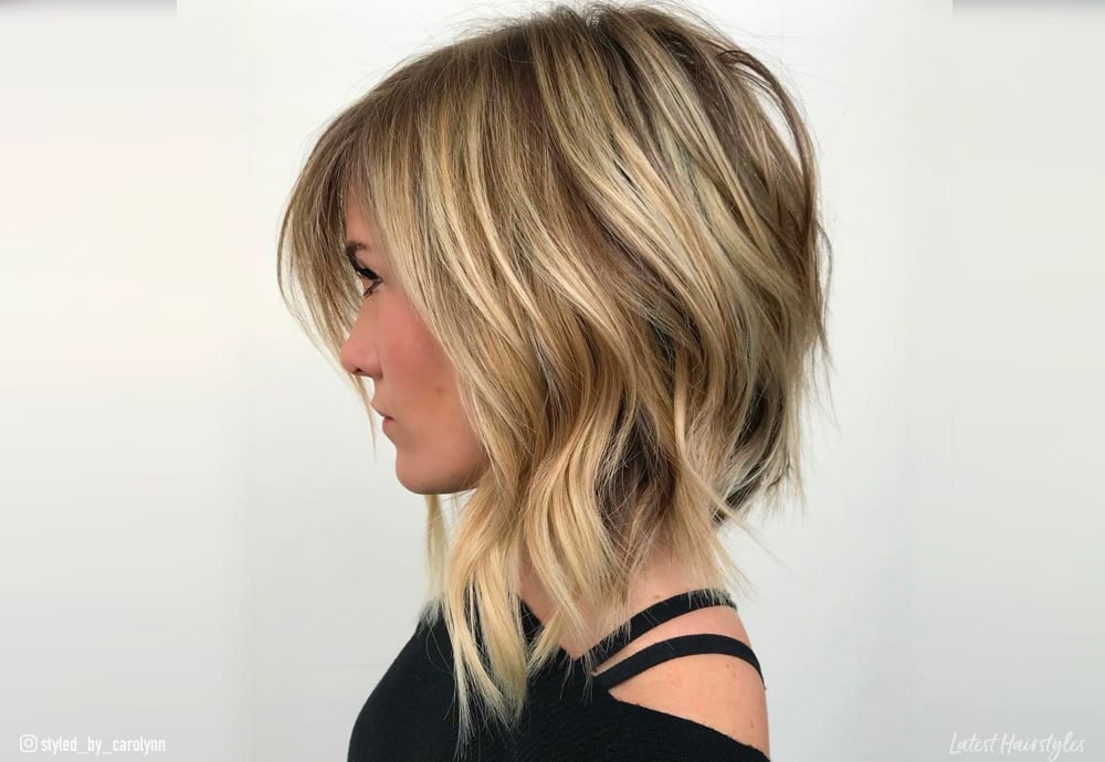 Long a-line bob haircuts