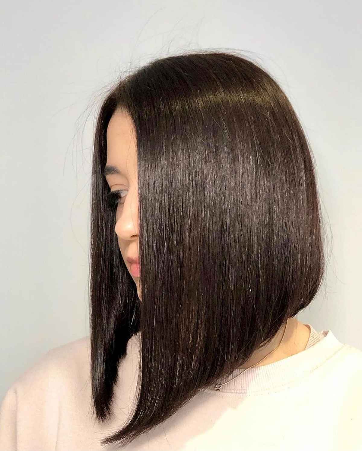 long inverted a-line bob haircut