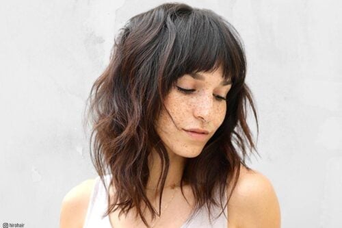 long layered bob