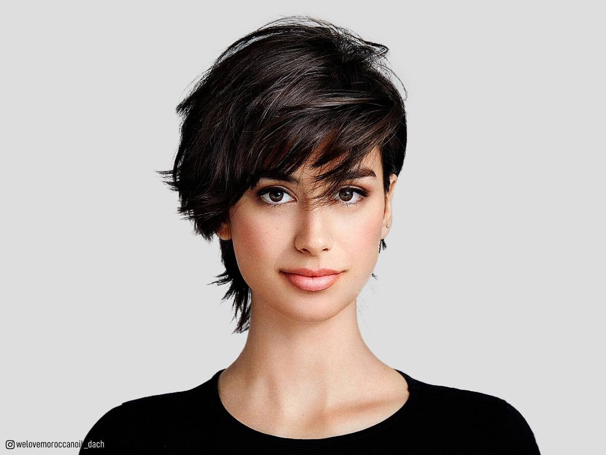 Long shaggy pixie cuts