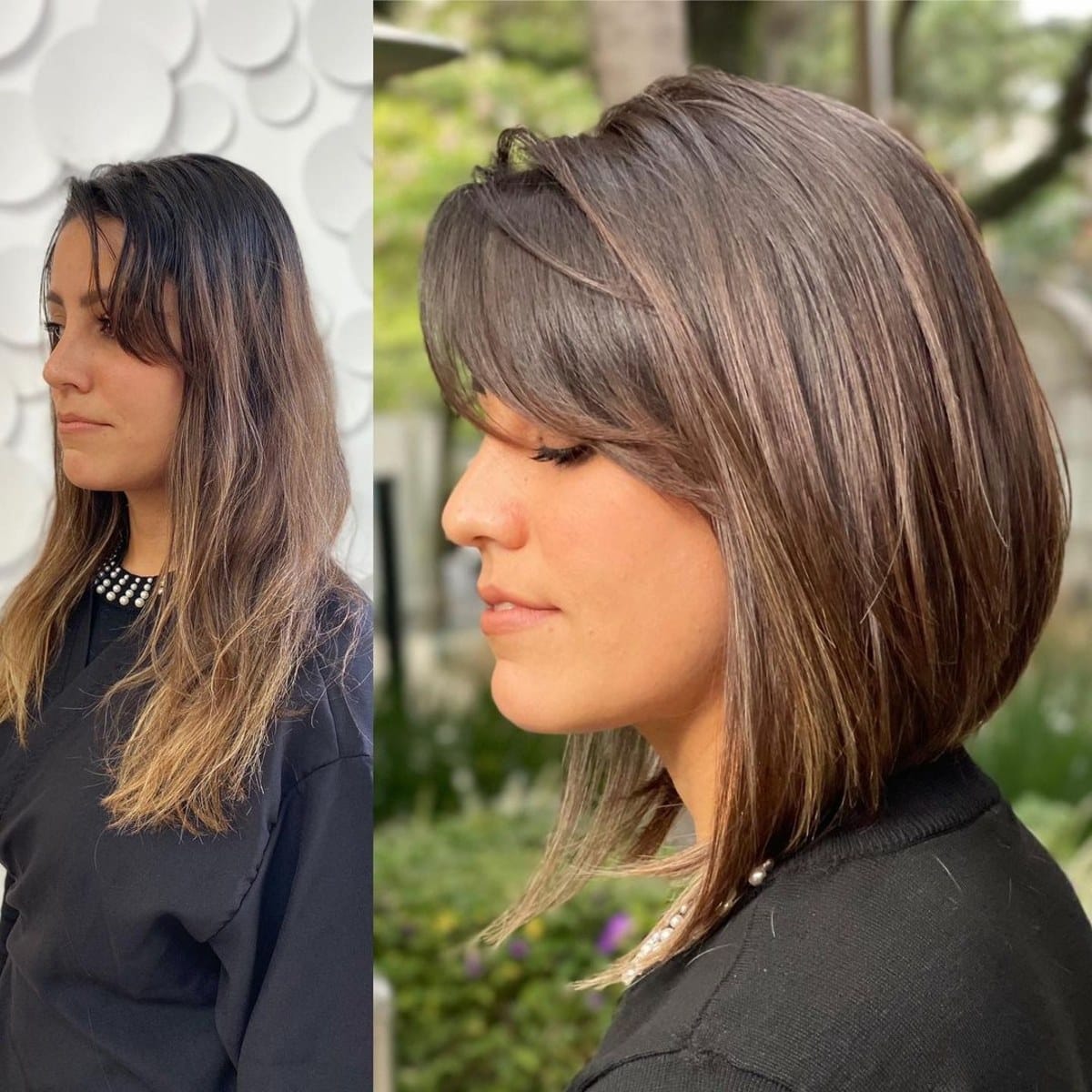 Medium Inverted Bob with Layers