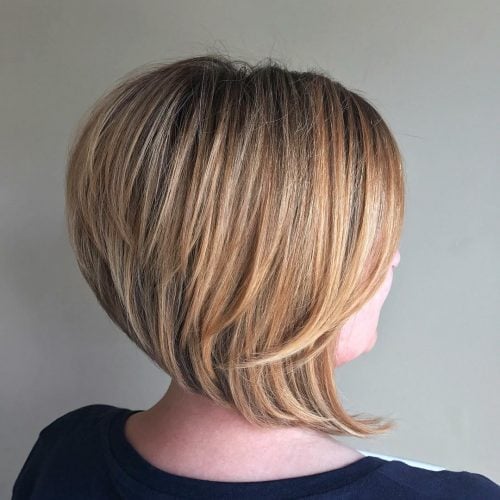 Medium Stacked Bob Haircut