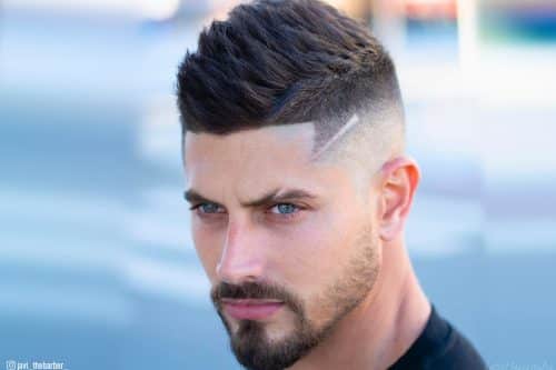 The best mens faux hawk fade haircuts