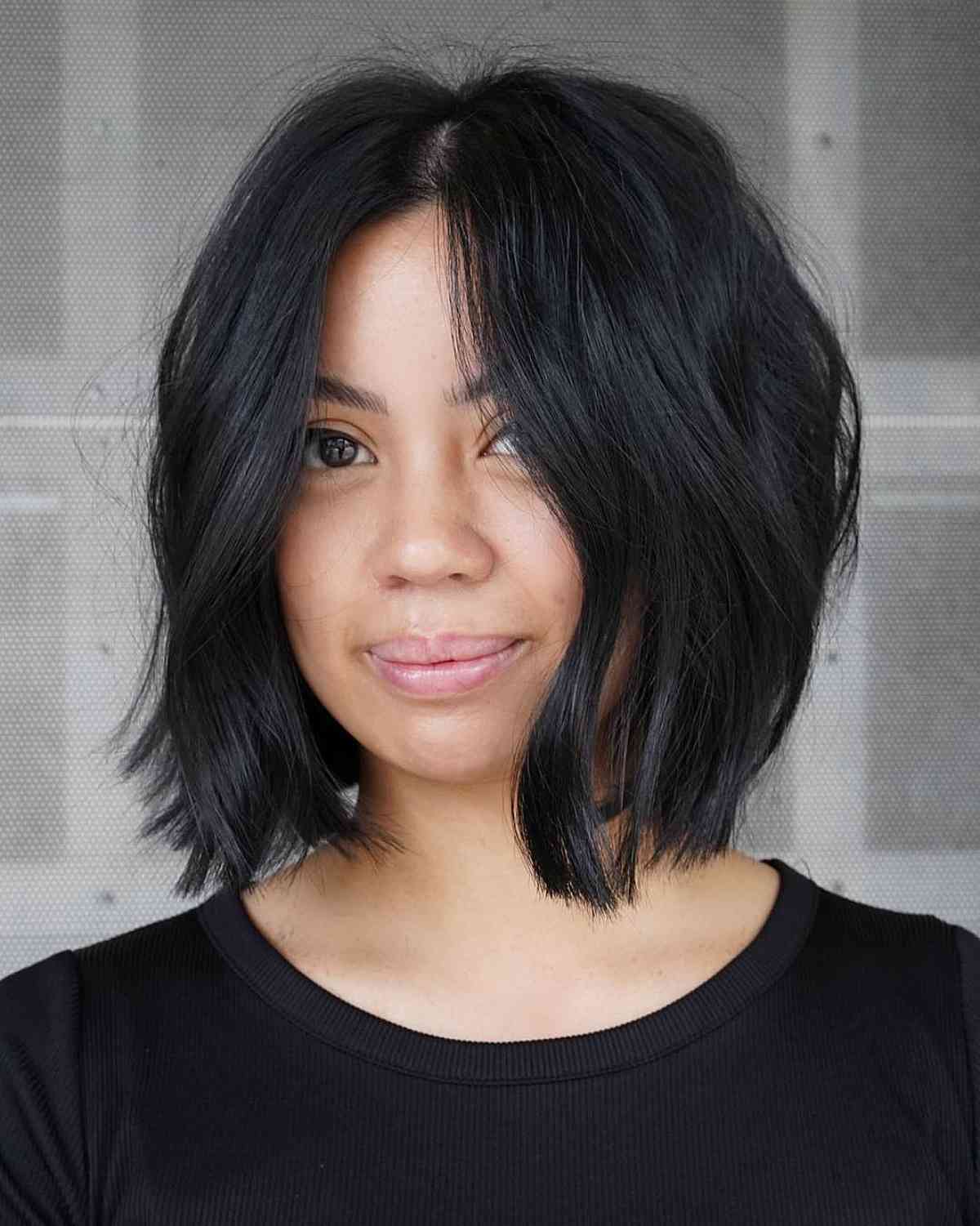 Modern Soft Bob for Straight Hair