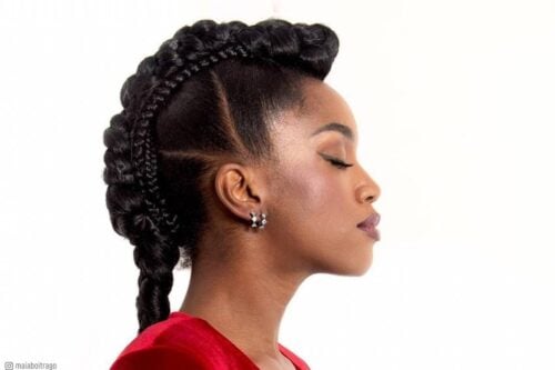 Mohawk braids for black women