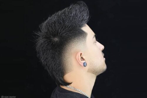 mohawk fade