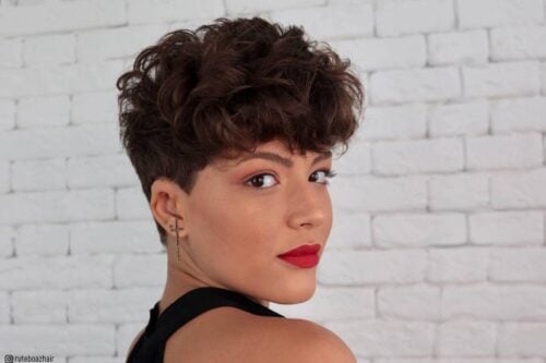 pixie cut for wavy hair