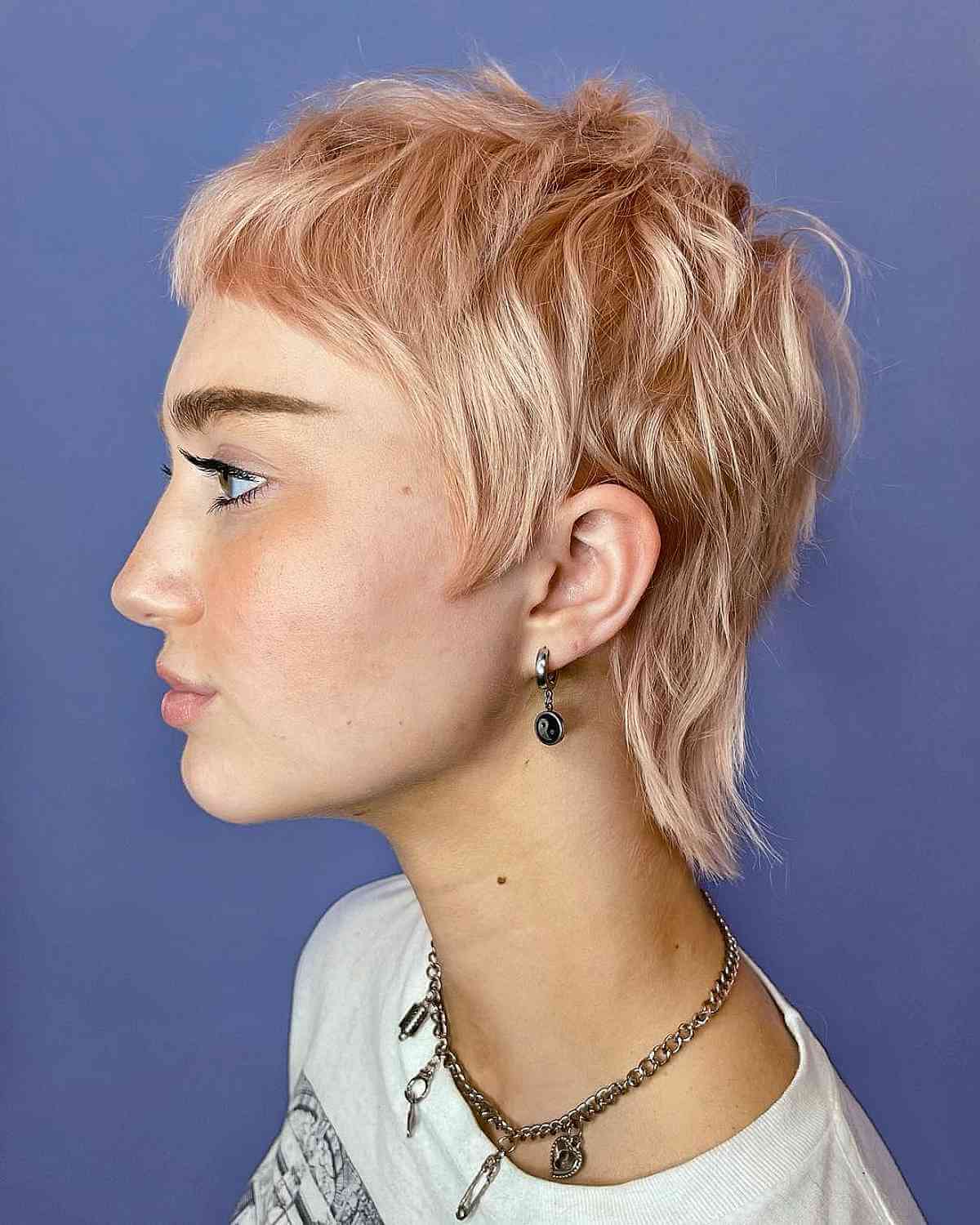 Pixie Mullet with Micro Bangs