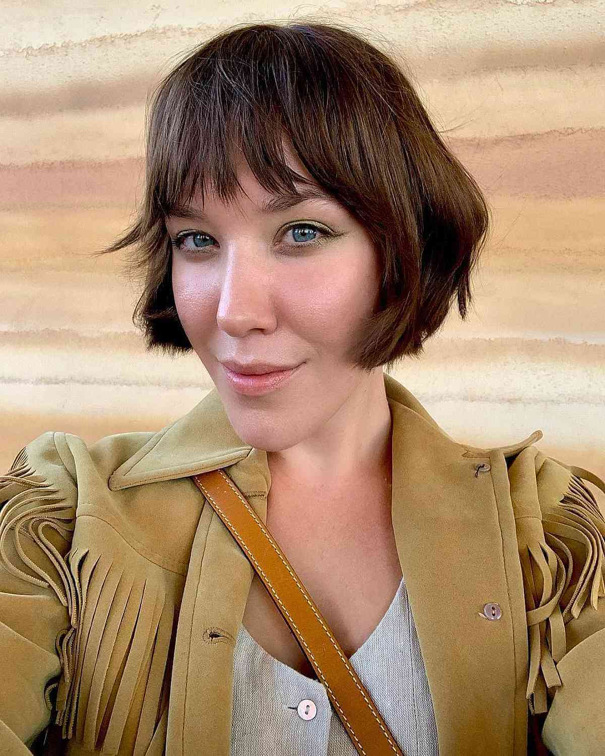 Razor Cut French Bob Cut for Fine Hair