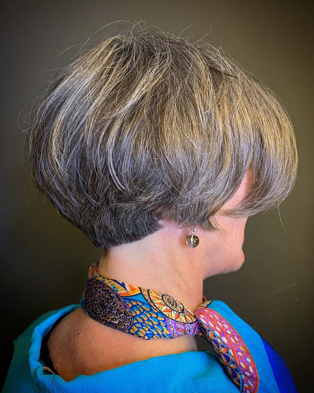 salt and pepper pixie bob women aged 50