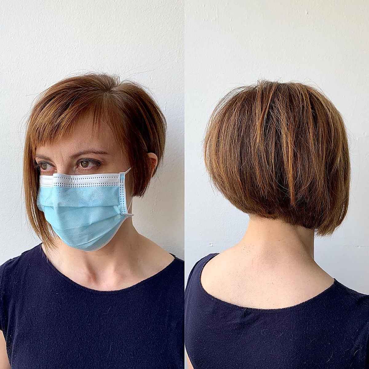 Short Asymmetrical Bob with Micro Bangs