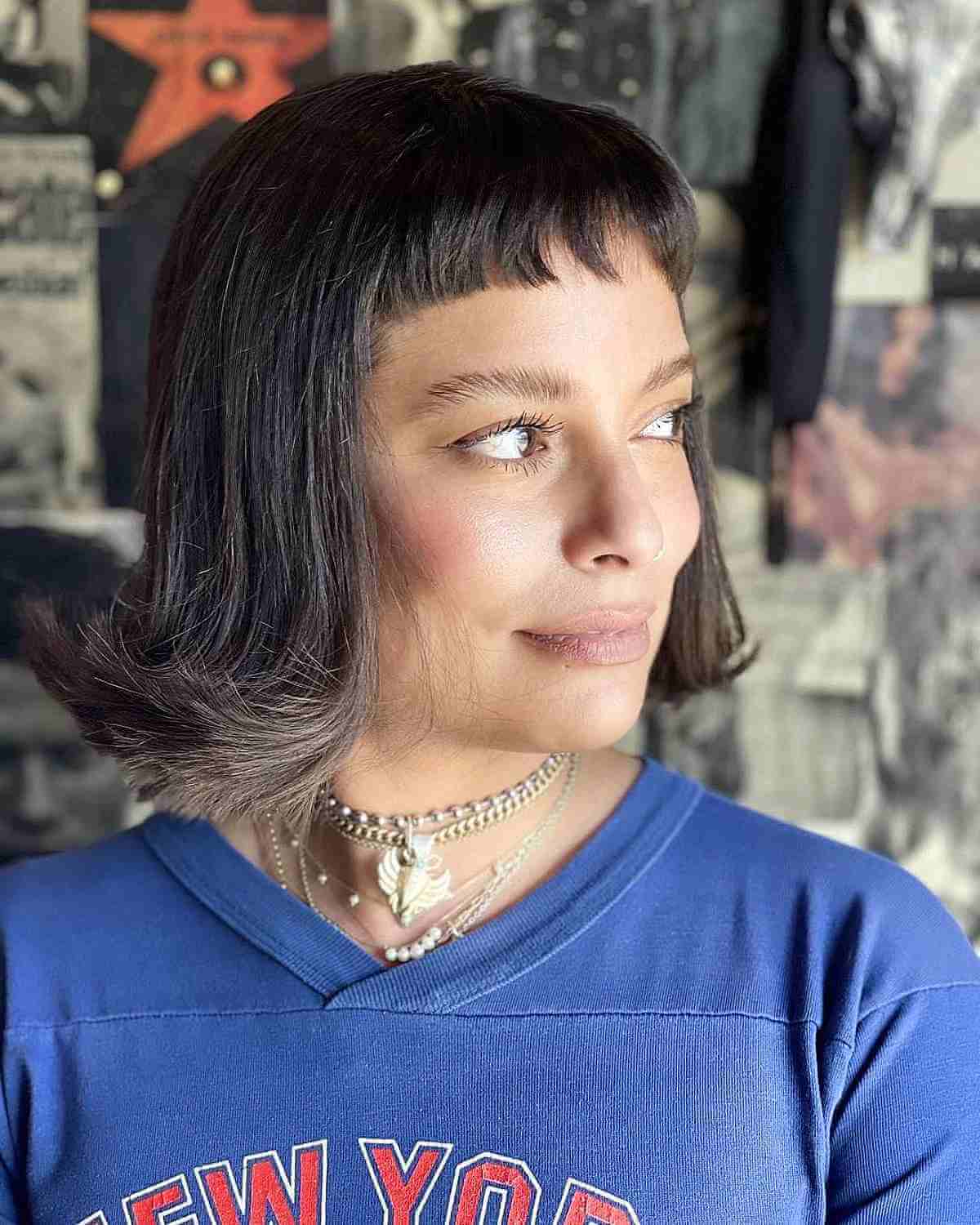 Short Bob with Retro Fringe