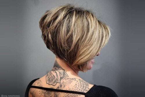 Short inverted bob haircuts