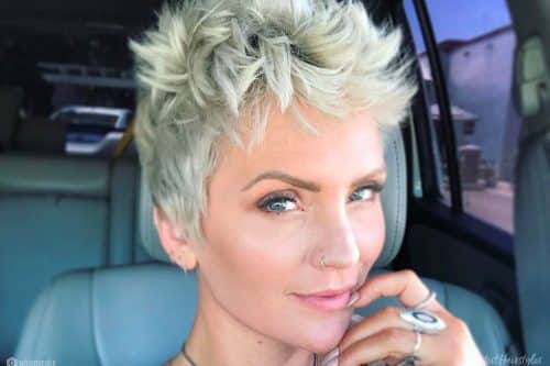 Short spiky haircuts for women