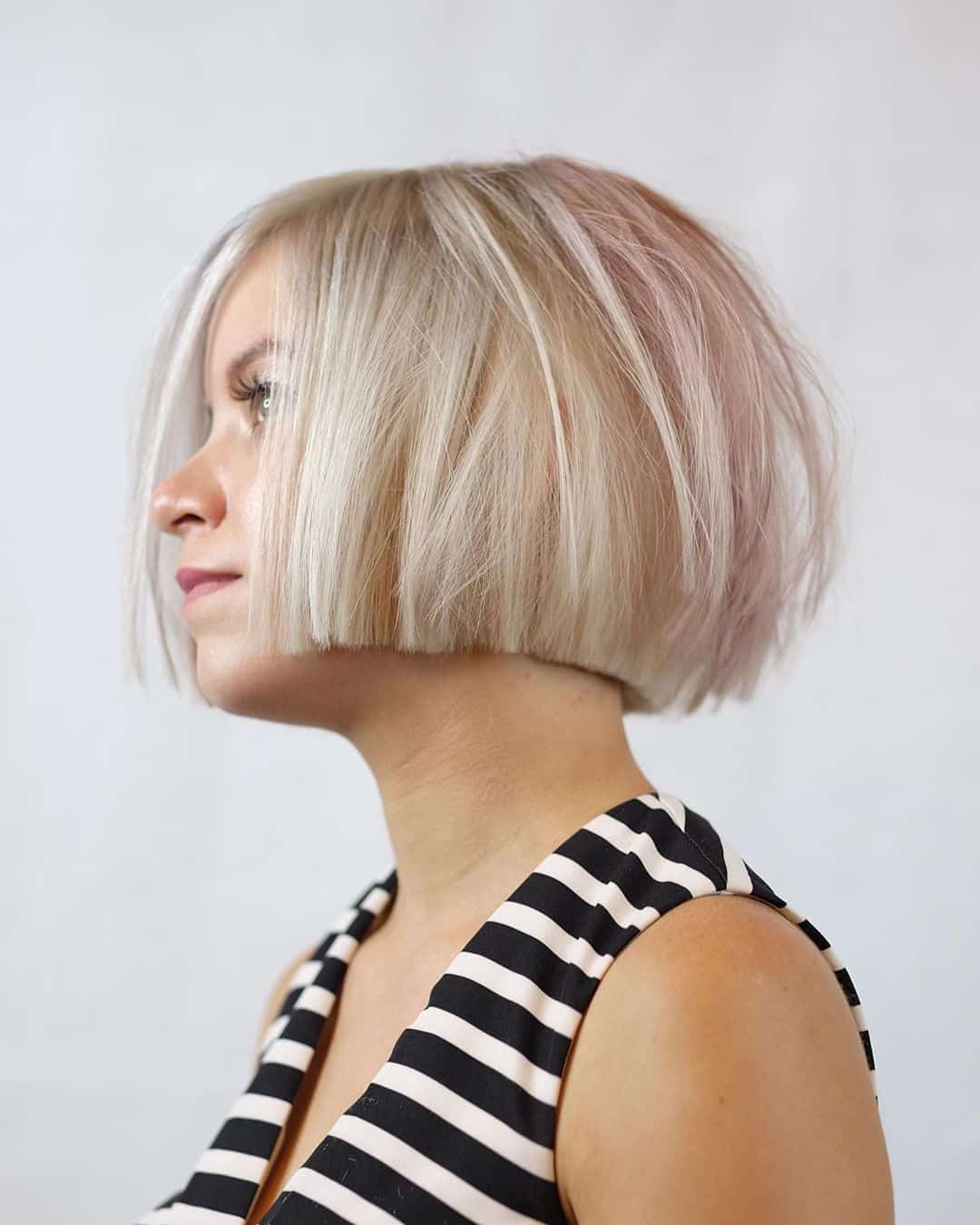 Inspiring shorter cut bob for blonde girls