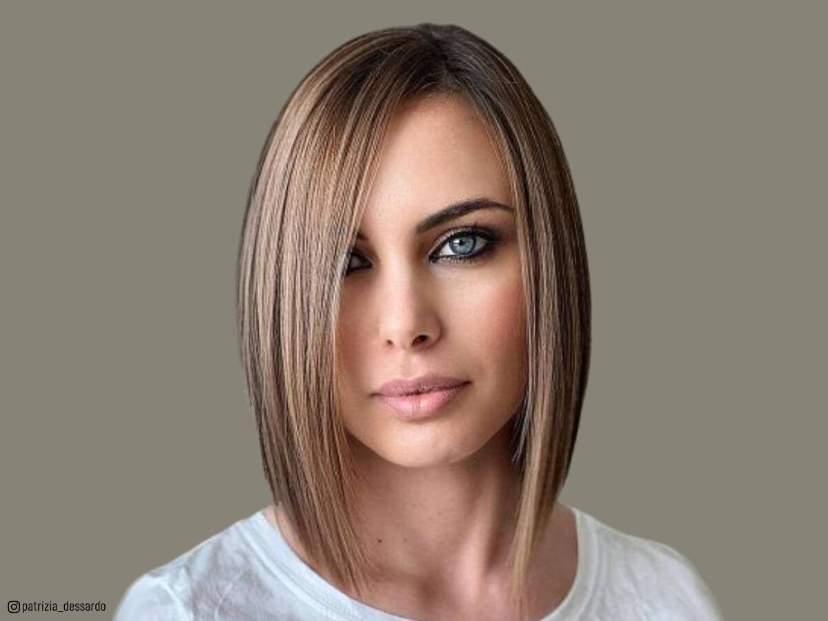 Shoulder-length bobs for fine hair