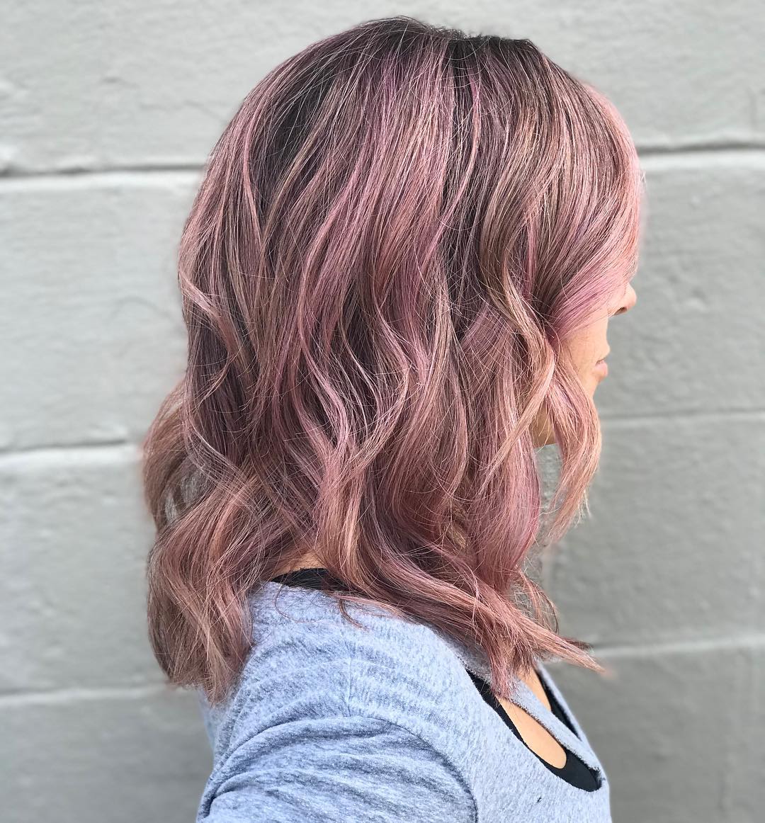 Smokey Pink Strands