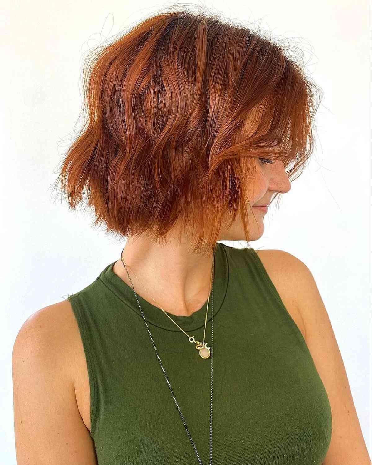 Soft Shaggy Bob Haircut