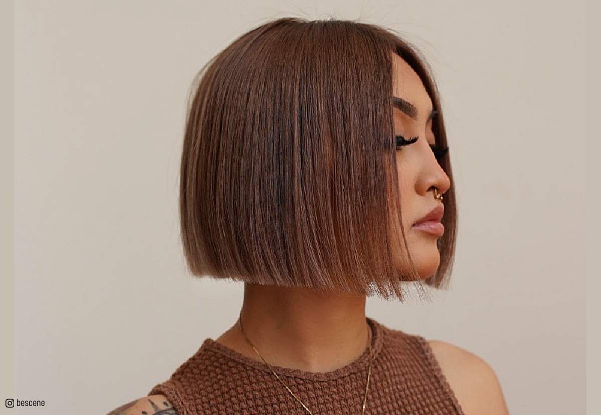 straight bob haircut