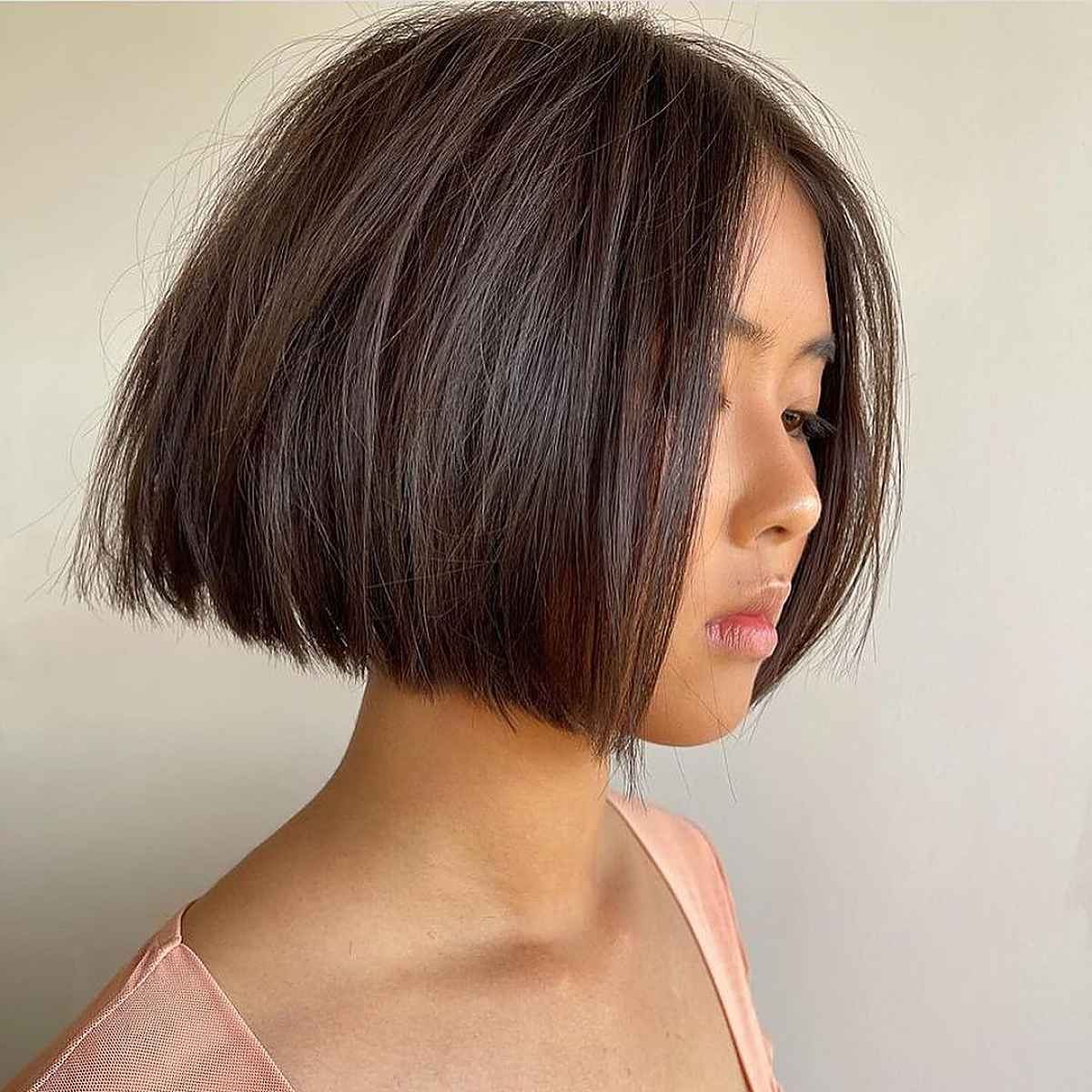 straight bob haircut for women