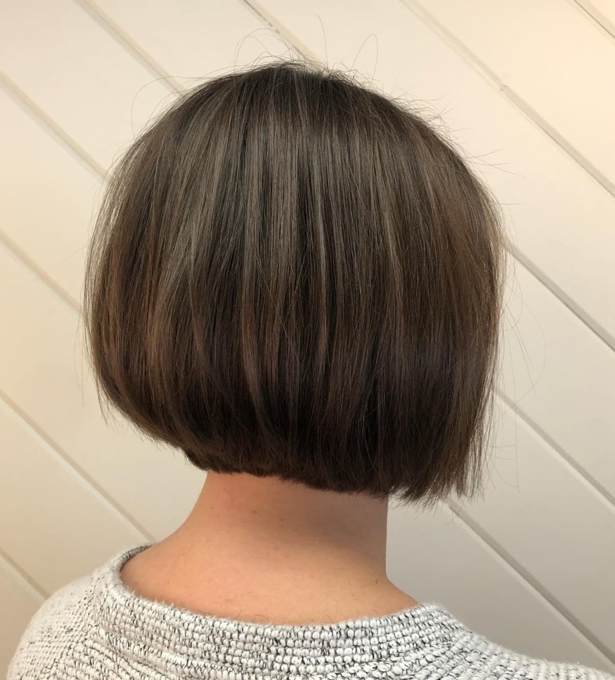 Amazing Straight Razor Cut Bob for Thick Hair