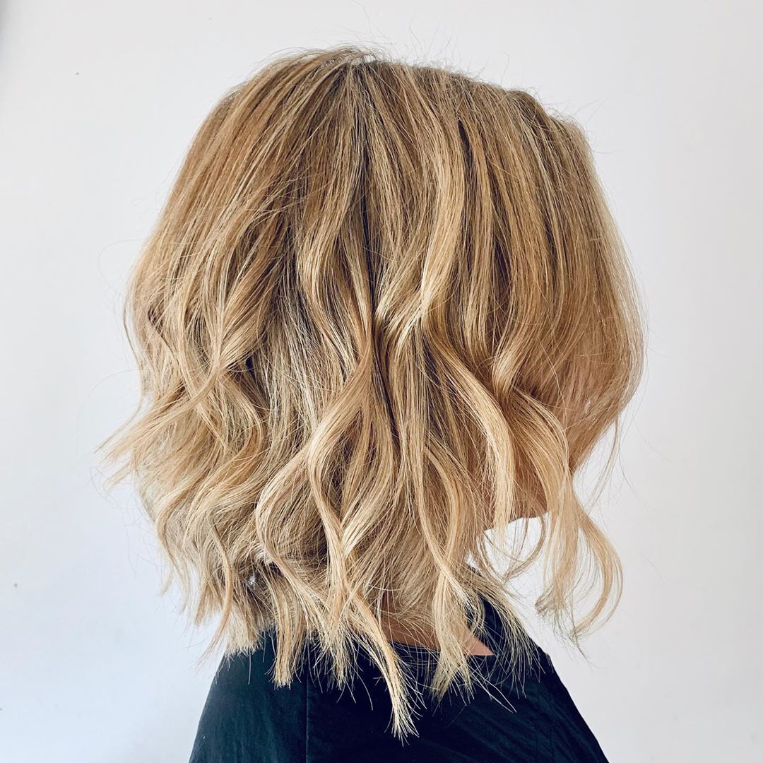 The Messy Choppy Razored Bob for fine hair