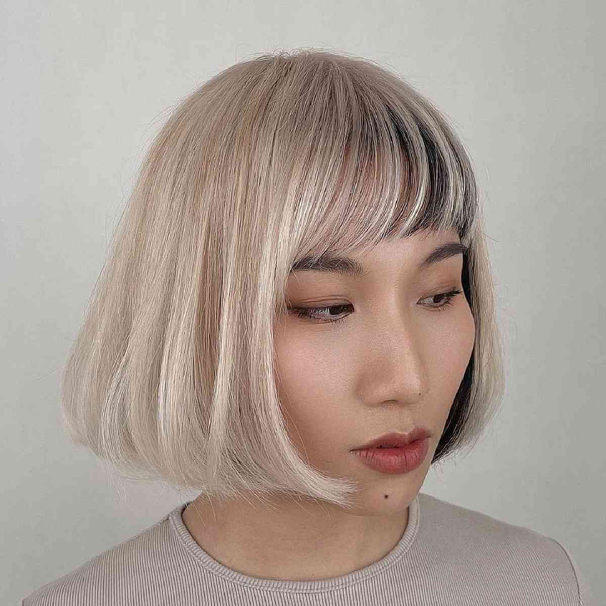 Two-Tone Bobbed Hair