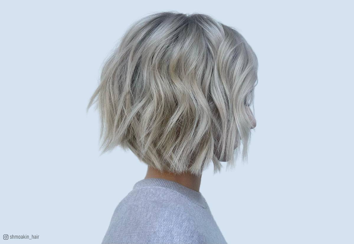 Wavy bob hairstyles