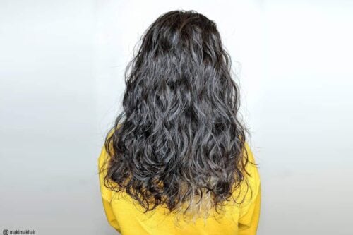 Wavy perm