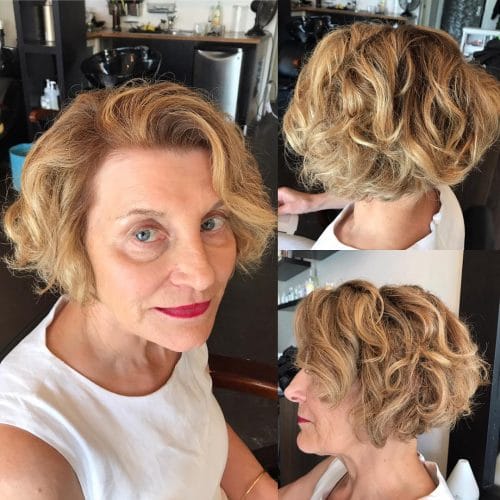 Wavy Ombre Bob hairstyle